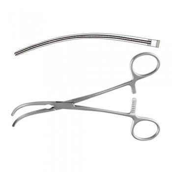 Potts Atrauma Multipurpose Vascular Clamp Curved Stainless Steel, 30.5 cm - 12"